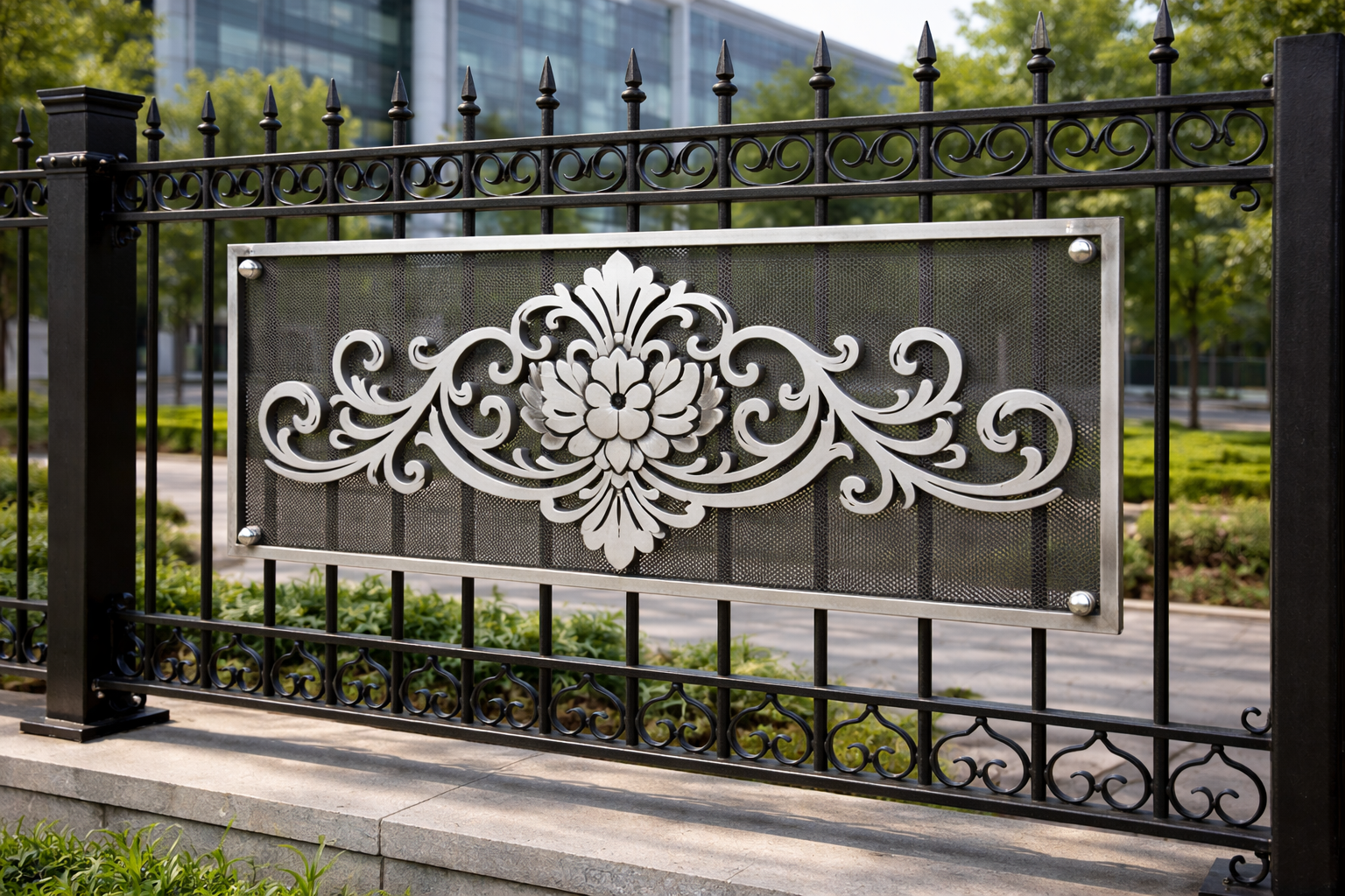 Ornamen Pagar Metal